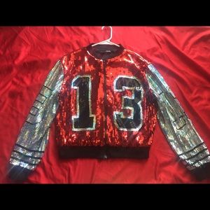 Sequence bomber jacket